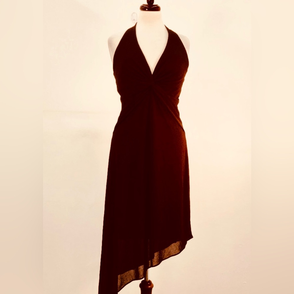 🎁NWT Cache Cocktail Halter Dress Medium🎁